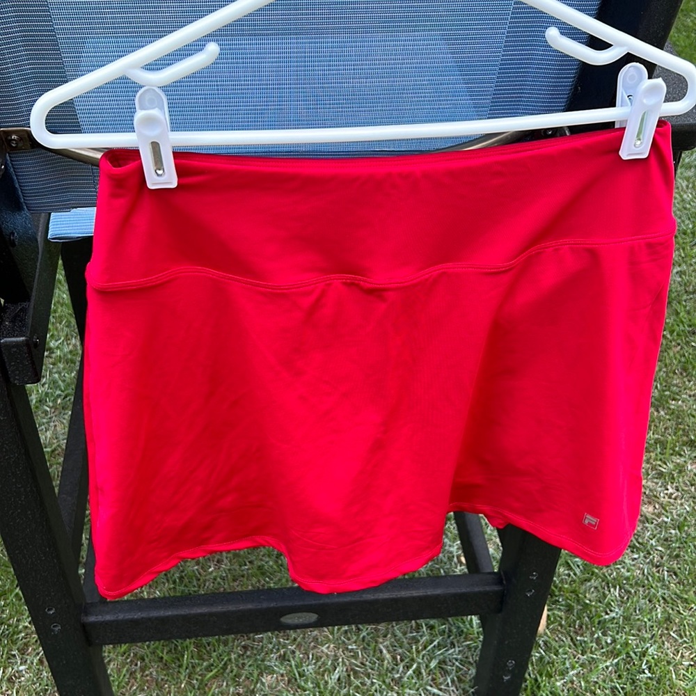Fila tennis skirt - size M - red - like new